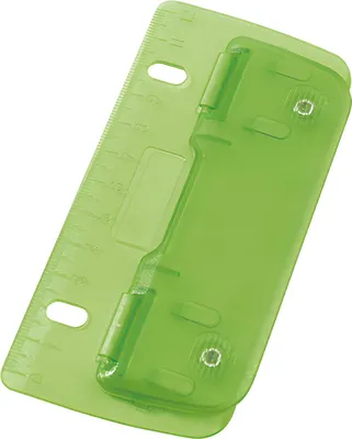 Produktbild von WEDO Taschenlocher Stanzleistung: 3 Blatt ICE grün