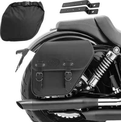 Image de Sacoche de selle + support pour Indian Chief Dark Horse Fargo droite