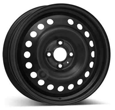 Produktbild von 16 Zoll Stahlfelge ALCAR 16"x6" 4x100 PCD ET50 60.00mm Felge Schwarz