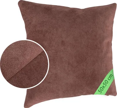 Produktbild von Dekokissen MAGIC atmungsaktiv ohne Füllung Kissenbezug Velour mit Reißverschluss 40x40cm einfarbig Meliert-Optik UNI Rosa
