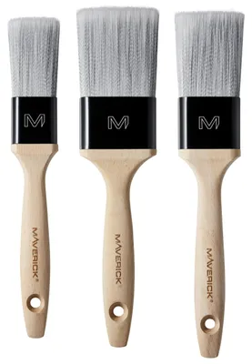 Immagine prodotto di Set professionale di 3 pennelli realizzati in legno