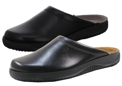 Produktbild von Rohde Herren Hausschuhe Pantoffeln Leder Soltau-H 2772, Größe:45 EU, Farbe:Braun
