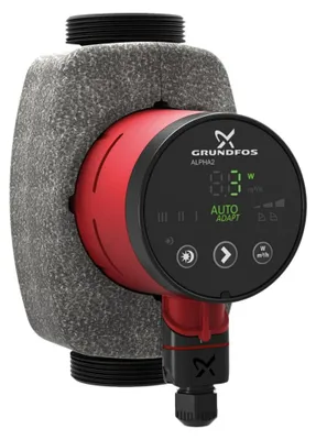 Produktbild von Grundfos Heizungspumpe ALPHA2 Einbaulänge 180mm 32-80 1x230V G2 HWM