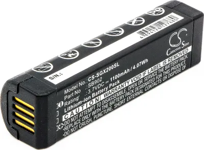 Obrázek produktu pro TECHTEK Baterie kompatibilní s [Shure] GLX-D Digital Wireless Systems, GLXD, GLXD1, GLXD2, MXW2 nahrazuje SB902, pro SB902A