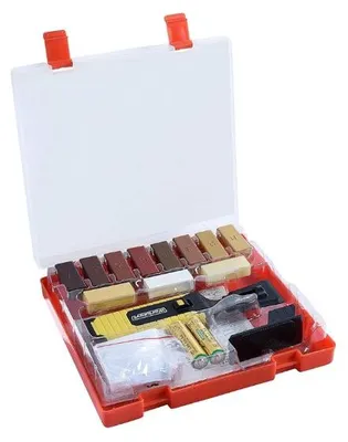 Productafbeelding van Famanu reparatieset voor tegels, laminaat en hout - 17-delig, inclusief 11 kleuren