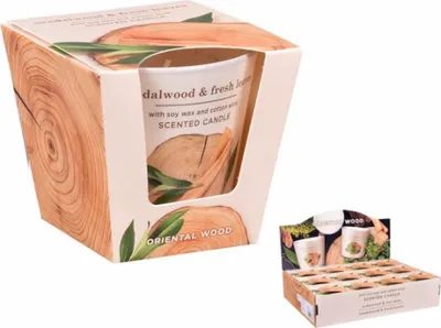 Image de Bougie en verre SANDALWOOD parfumée 115g