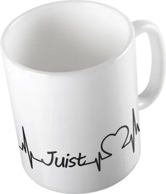 Produktbild von Huuraa Kaffeetasse Juist Geschenk Tasse Weiß 330ml Juist Präsent