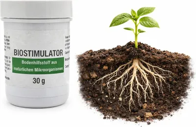 Produktbild von Biostimulator 30g - Bodenhilfsstoff aus natürlichen Mikroorganismen I Pflanzenhilfsmittel und Bodenstimulator I Wurzelbildung und Wachstum
