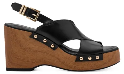Produktbild von Tamaris Damen Schuhe: Sandalen aus Naturleder für den Sommer in Schwarz