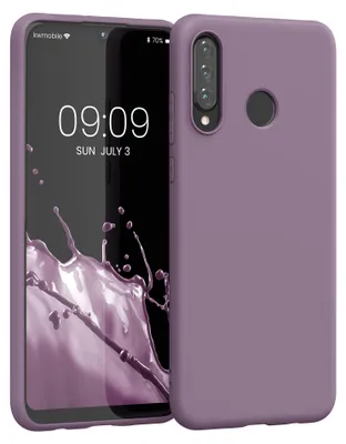 Produktbild von kwmobile Handyhülle für Huawei P30 Lite Hülle - TPU Case - Kabelloses Laden - Schutzhülle Cover in Grape