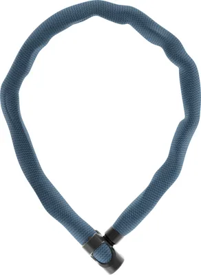 Produktbild von ABUS Kettenschloss IVERA Chain 7210  – Fahrradschloss mit hochflexibler IvyTex-Kunstfaserummantelung – ABUS-Sicherheitslevel 8 – 85 cm – Farbe: Metal Blue
