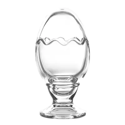 Image de Clayre & Eef Pot en verre Œuf Ø 8x16 cm Verre transparent