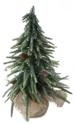 Produktbild von Dekoobjekt Tannenbaum mit Zapfen und Schnee H. 33cm Formano W25