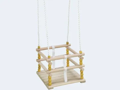 Produktbild von Gitterschaukel 30cm Holz verstellbar 135-200cm