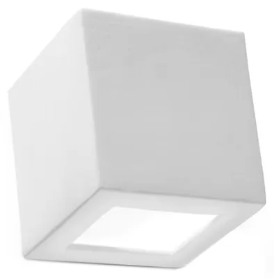 Image de Applique en céramique LEO 1xE27 15W céramique/verre 14x14x14cm Sollux Lighting