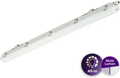 Zdjęcie produktu dla Odporna na wilgoć lampa LED 840, L1200mm - Lampa sufitowa/ścienna WT065C LED #50021199