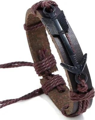 Produktbild von Stylisches Herrenarmband RA-33409 in Braun KP33409