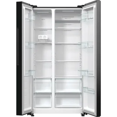 Produktbild von Gorenje NRR9185EABXL Side-by-Side Kühl-Gefrier-Kombination, 550L, Schwarz