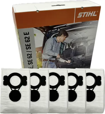 Produktbild von STIHL original Filtersack für SE 61/61E, Staubsaugerbeutel 5 Stück 49015009004