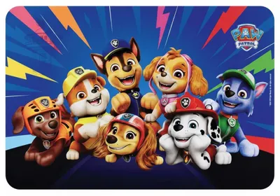 Produktbild von Paw Patrol Tischset - 43 x 28 cm - Untersetzer - Tischset fur Essen und Basteln - Kinder