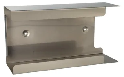 Produktbild von XL-Edelstahlspender 24,8 cm x 13,2 cm x 8 cm für Einmalhandschuhe