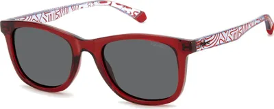 Produktbild von Polaroid Kinder PLD 8060/S Red 46/18/130 JUNIOR Sonnenbrillen