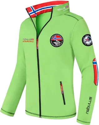 Zdjęcie produktu dla Męska kurtka softshellowa Nebulus MAESTRO, ciepła kurtka outdoorowa, praktyczna i wszechstronna kurtka przejściowa, P4750 - Mężczyźni, limonkowy, XL