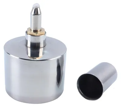 Alkoholbrenner Edelstahl 200 ml mit Deckel und Docht