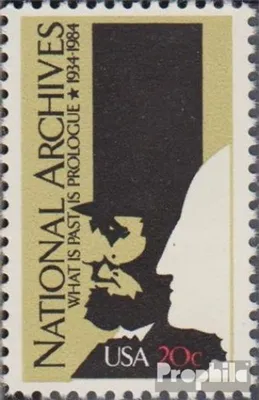 Produktbild von Briefmarken USA 1984 Mi 1689 (kompl.Ausg.) postfrisch Nationalarchiv