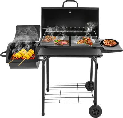 Obrázek produktu pro Grily na dřevěné uhlí Volně stojící 147*70*126cm Venkovní gril na dřevěné uhlí