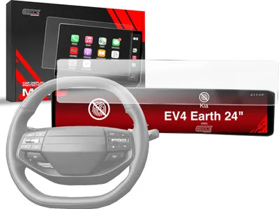 Zdjęcie produktu dla Matowa folia na wyświetlacz samochodowy dla Kia EV4 Earth 24" (2025), Grizz Protector