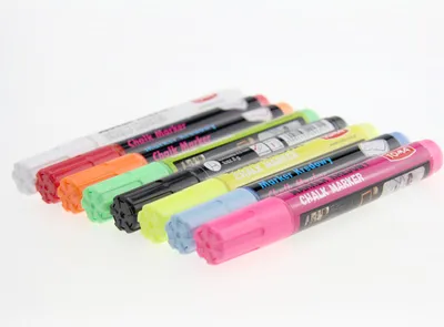 Produktbild von Flüssigkreide-Marker, sort. gelb