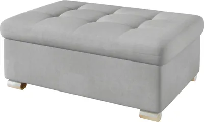 Produktbild von MIRJAN24 Polsterhocker Niko Groß, Stilvoll Sitzhocker vom Hersteller, Moderne Hocker (Farbe: Uttario Velvet 2973)