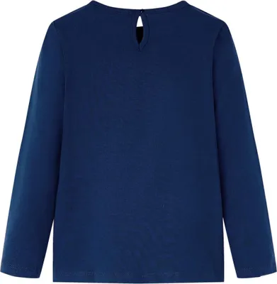 Produktbild von vidaXL Kinder-Langarmshirt Marineblau 116