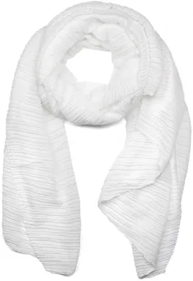 Produktbild von styleBREAKER Damen Schal fein gekreppt | Leichter Plissee-Schal für stilvolle Looks | Elegantes Halstuch mit fließenden Falten | Modisch Vielseitig & Angenehm weich | 96 x 192 cm