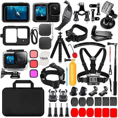 Immagine prodotto di Accessori per la GoPro Hero 13, inclusa una custodia impermeabile
