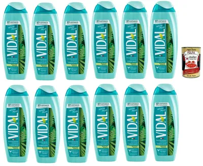Produktbild von Vidal docciagel muschio bianco, Duschgel, Moschus, weiß, 250 ml, 12x 250 ml + Italian Gourmet polpa 400g