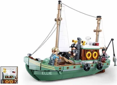Produktbild von Sluban Modell Steine Fischerboot 610 Teile Konstruktionsspiel Mehrfarbig  Mehrfarbig One Size