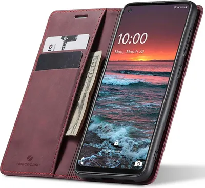 Immagine prodotto di SPACECASE Custodia flip a portafoglio per Galaxy A21s Rosso