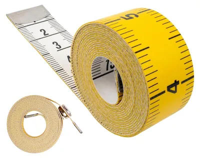 Produktbild von Maßband 2in1 mit cm und Zoll, 300 cm Länge, Polyfiber, für Kleidung und Körpermessungen