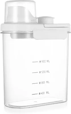 Produktbild von Famanu Waschmittelbox 2000 ml - luftdichter Dispenser mit Messbecher