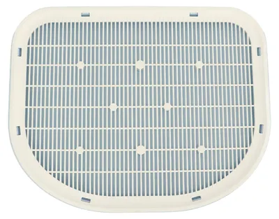 Image de Tapis absorbant pour litière de chat, filtration multicouche, réutilisable, anti-fuites, pour attraper les chatons, pour animaux de compagnie, bleu