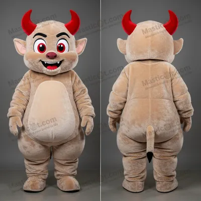 Immagine prodotto di Costume MASTICOT da diavolo in peluche beige