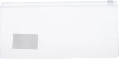 Produktbild von Ordner mit Reißverschluss 23 x 11 cm – Transparent