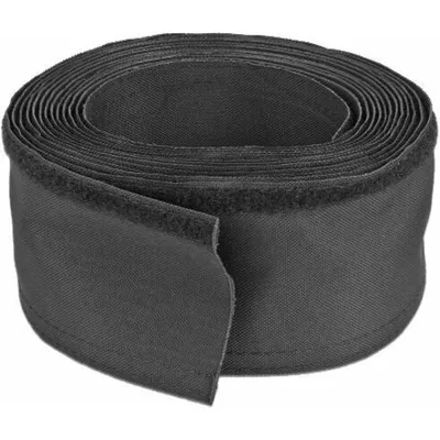 Produktbild von Delock Gewebeschlauch mit Klettverschluss hitzebeständig 5 m x 20 mm schwarz