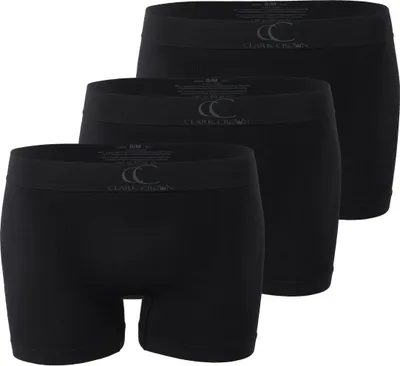 Produktbild von Clark Crown® Boxershorts-Pant 3er Pack Seamless S/M schwarz