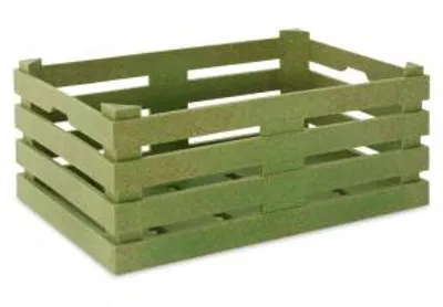 Immagine prodotto di H&H Set 2 Cestini Simplybox Colore Verde Cm22X14X9