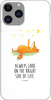Produktbild von Mr. & Mrs. Panda Iphone 11 Pro Handyhülle Fuchs Sterne - Weiß - Geschenk, Hoffnung, Optimistisch, Positiv, Premium Kunststoff, Mond, Handy Case, Spruch