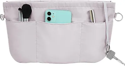 Zdjęcie produktu dla Organizer do torebki, rozmiar M, wykonany z wodoodpornego nylonu, wymiary 26x19x10 cm, 13 przegródek