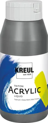 Produktbild von KREUL Acrylfarbe Triton Acrylic Liquid graphite 750 ml